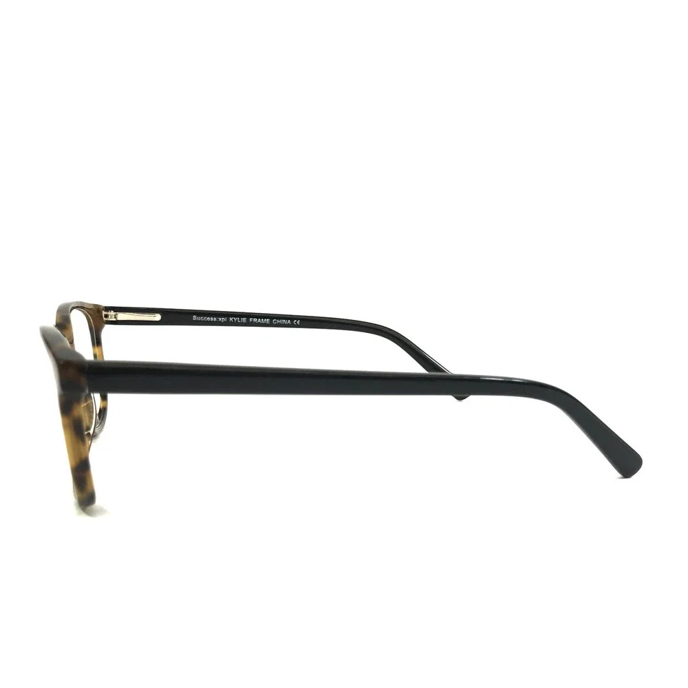 Success Eyeglasses Frames KYLIE TORT Tortoise Black Cat Eye Full Rim 52-15-140